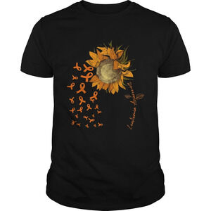 Leukemia Awareness Sunflower Ribbon Shirt